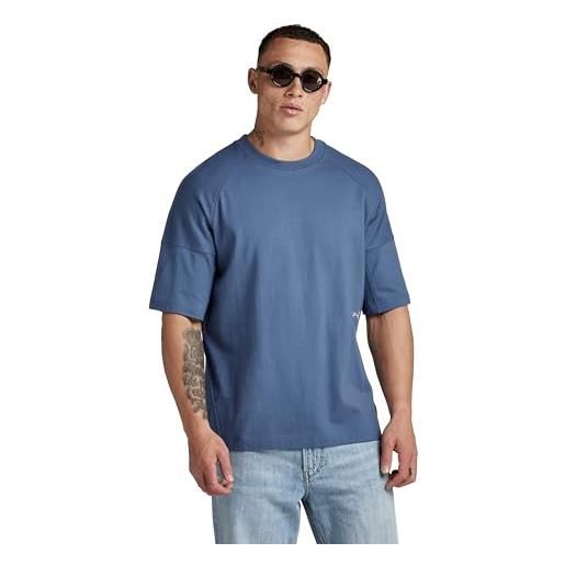 G-STAR RAW motion boxy t-shirt donna, blu (vintage indigo d24381-d593-g278), l
