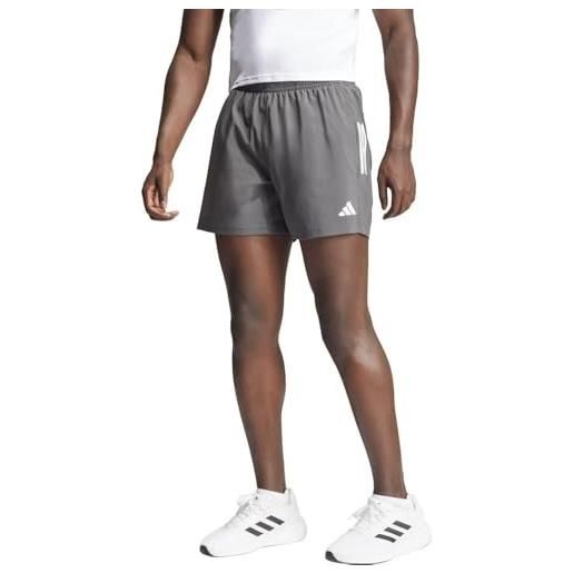 adidas uomo own the run shorts, grey six, xxl