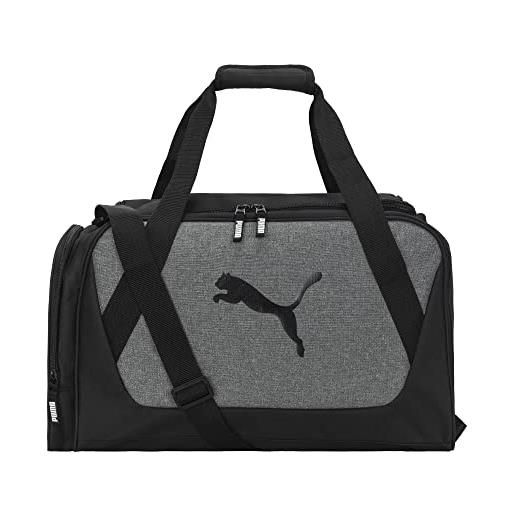 PUMA evercat form factor duffel bag - borsa da allenamento unisex per adulti, medium heather/black, taglia unica, evercat form factor - borsone da viaggio