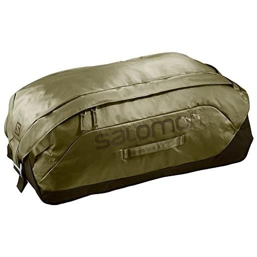 Salomon duffel 45 borsa da viaggio unisex, accesso facile, design pratico, materiali ultra durevoli