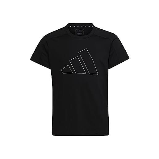 adidas essentials aeroready - maglietta a maniche corte con logo regular fit