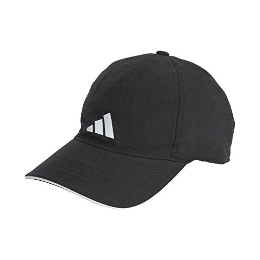 adidas unisex - adulto aeroready training running baseball cappellino, white/black/black, xl