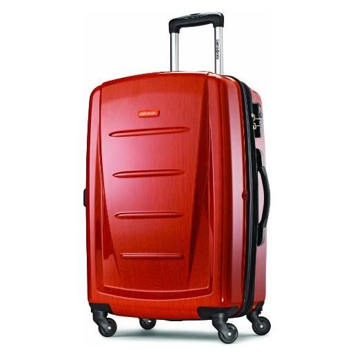 Samsonite winfield 2 hardside - bagaglio espandibile con ruote spinner, arancione (arancione) - 56846