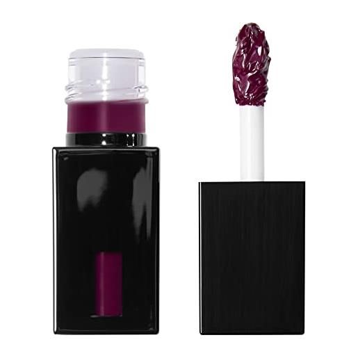 e.l.f. cosmetics glossy lip stain, lightweight, long-wear lip stain for a sheer pop of colour & subtle gloss effect, berry queen
