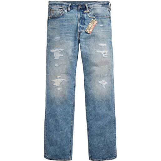 Ralph Lauren RRL jeans a vita alta slim - blu