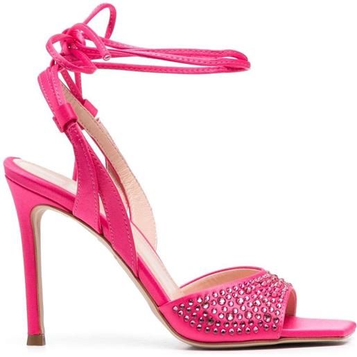 LIU JO sandali con decorazione di cristalli - rosa