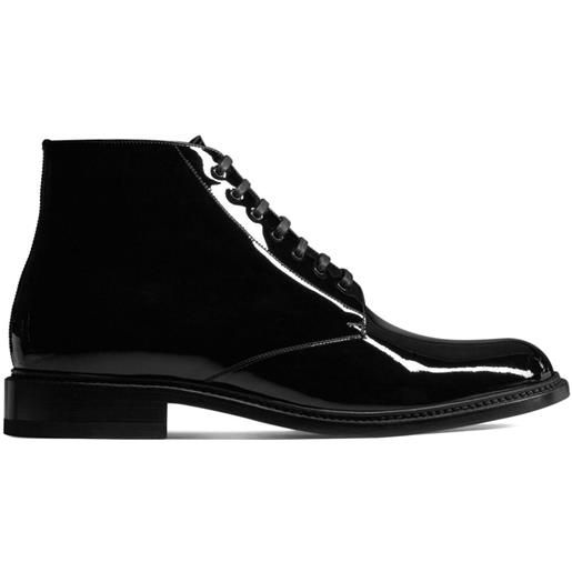 Saint Laurent stivaletti vaughn - nero