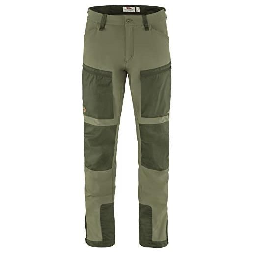 Fjallraven 86411-625-662 keb agile trousers m pantaloni sportivi uomo laurel green-deep forest taglia 58/s