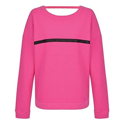 Dare 2b - maglione da donna a maniche lunghe, in cotone, donna, pile uomo, dwa391, colore: rosa ciano, 16