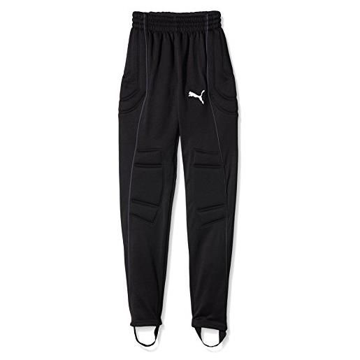 PUMA gk, pantaloni uomo, nero/carbone, xs