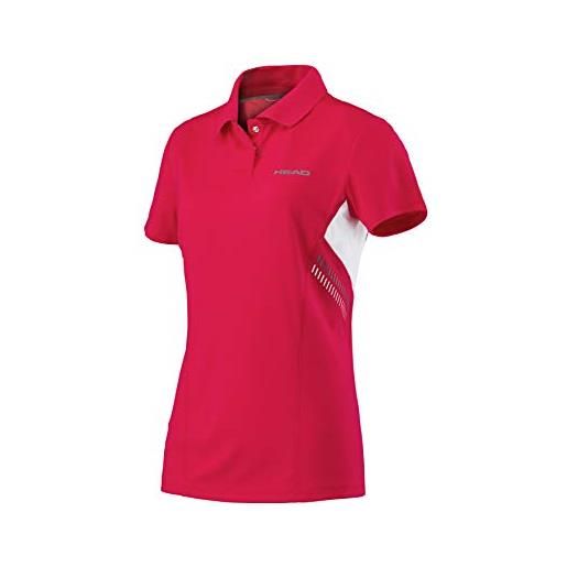 Head 814747 - club technical polo shirt w red, xs