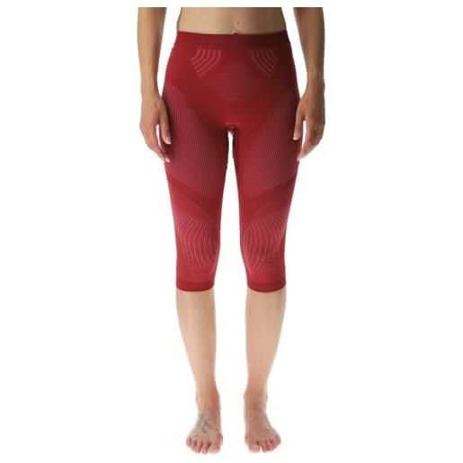 UYN u100046 evolutyon uw medium pantaloni sportivi donna rosso sofisticato/bordeaux/bordeaux xs