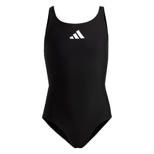 adidas hr7477 3 bars sol st y costume da nuoto black/white 3-4a