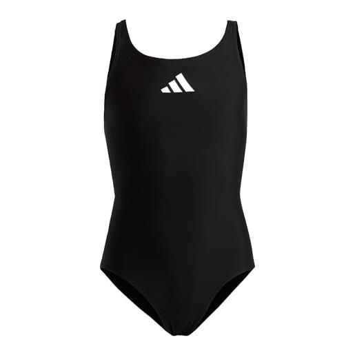 adidas hr7477 hr7477 costume da nuoto bambina black/white taglia 1824