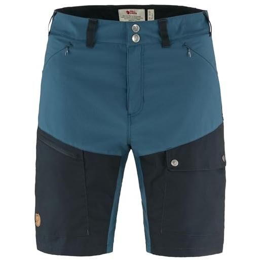 Fjallraven 89857-534-555 abisko midsummer shorts w pantaloncini donna indigo blue-dark navy taglia 36