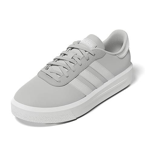 adidas court platform shoes, sneakers donna, core black core black ftwr white, 39 1/3 eu