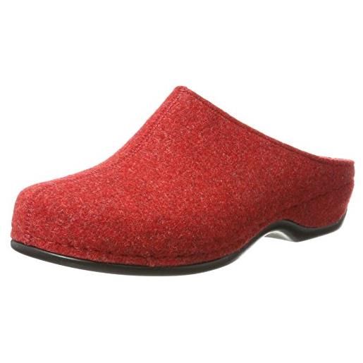 Berkemann florina, ciabatte donna, colore: rosso, 35.5 eu