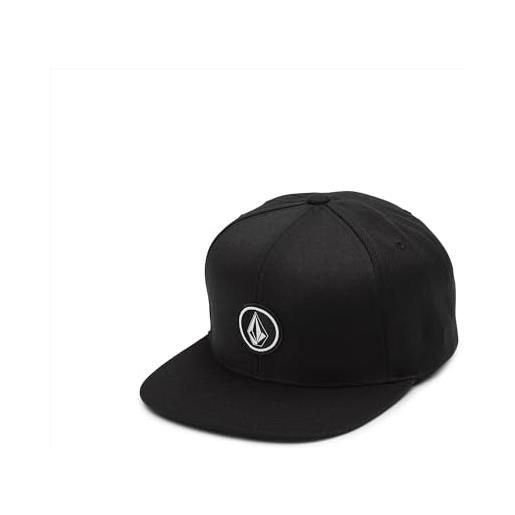 Volcom men's quarter twill black snapback hat
