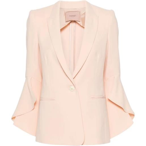 TWIN SET giacca blazer in crepe cady