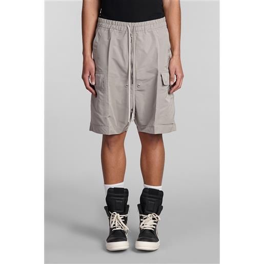 Rick Owens shorts cargobela shorts in poliestere grigia