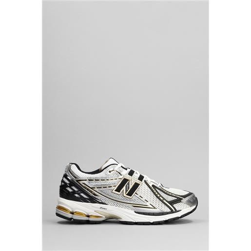 New Balance sneakers 1906r in pelle e tessuto argento