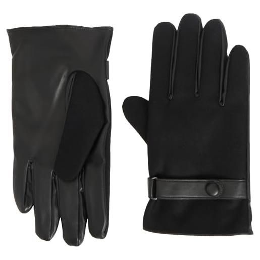 JACK & JONES jack&jones jaclathi gloves guanti, black, s/m uomo