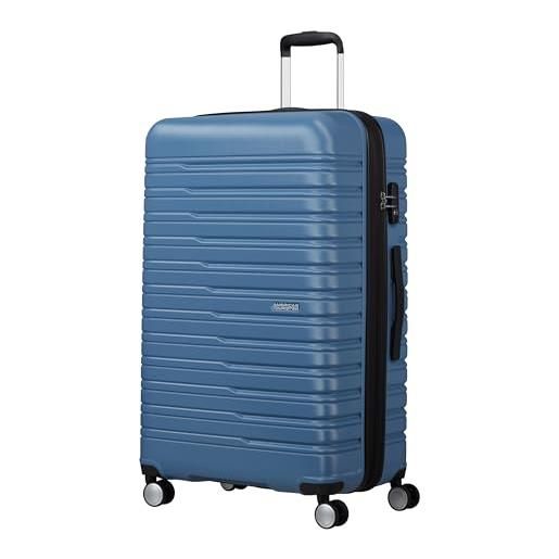 American Tourister flashline spinner l, valigetta 78 cm, 100/109 l, blu (coronet blue), blu (coronet blue), spinner l (78-100/109 l), valigie & trolley