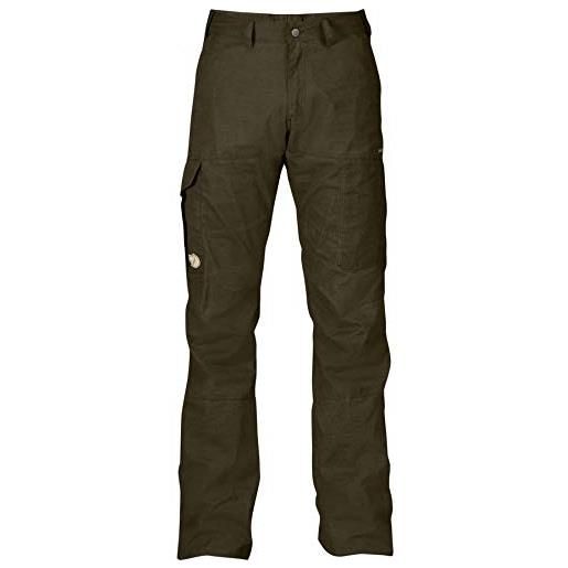 Fjällräven karl trousers pantaloni camping uomo, grigio scuro, taglia: 60