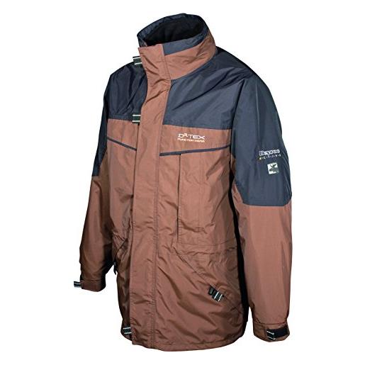 DEPROC A.C.T.I.V.E deproc-active giacca impermeabile uomo 3-in-1, uomo, 3-in-1 waterproof, brown/black, s