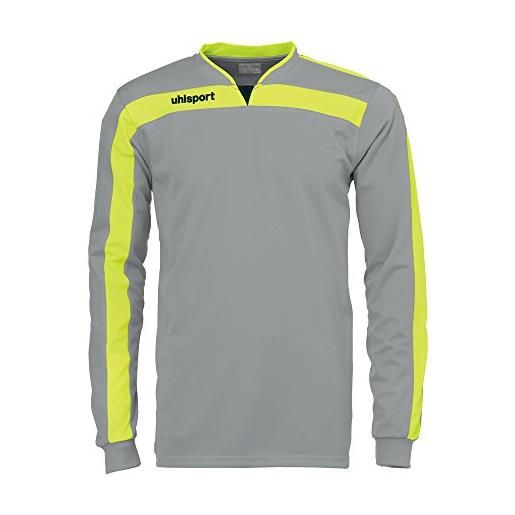 uhlsport, maglietta da portiere liga, grigio (silbergrau/fluo gelb), s