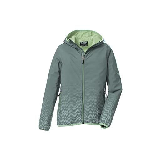 Killtec girl's giacca funzionale/giacca outdoor con cappuccio, ripiegabile kos 211 grls jckt, dark blue, 164, 39108-000