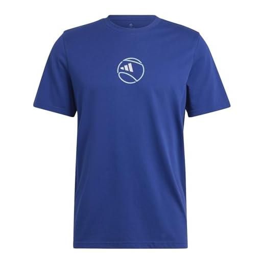 adidas maglietta da uomo graphic (manica corta) m tns cat g t, victory blue, ic4981, xs