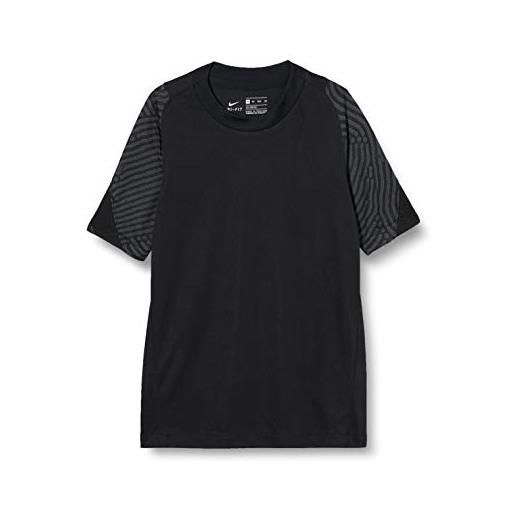 Nike breathe strke t-shirt, maglietta da ragazzo. Bambino, nero/nero/antracite/nero, xs