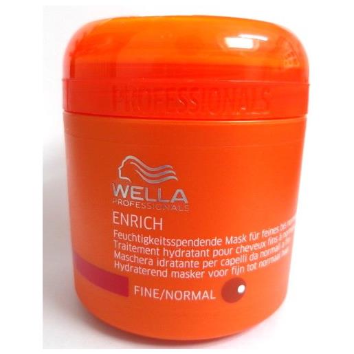 Wella Professionals wella 2 x care enrich maschera idratante per fini di normale capelli 200 ml