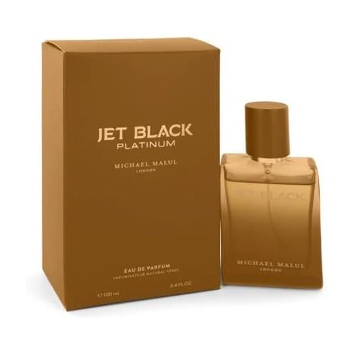Michael Malul jet black platinum eau de parfum spray 100 ml for men