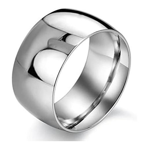 ZENSE - anello da uomo in acciaio titanio argento zr0163