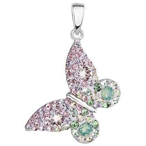 Evolution Group ciondolo romantic pendant butterfly sakura 34192.3 seg0076 marca, estándar, metallo, nessuna pietra preziosa