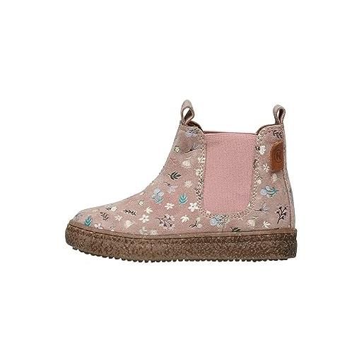 Naturino figus-chelsea boots casual, rosa 23