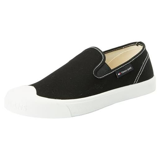 Tommy Jeans scarpe uomo slipper, nero (black), 42