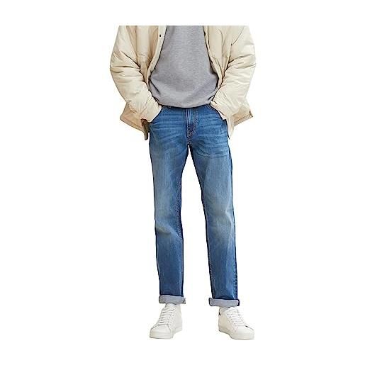 TOM TAILOR jeans, uomo, blu (mid stone wash denim 10281), 36w / 30l