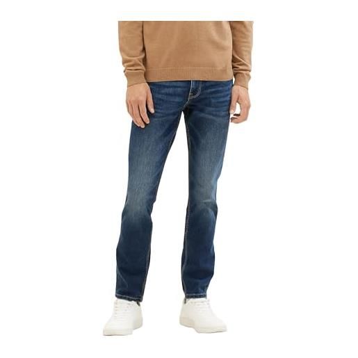 TOM TAILOR jeans, uomo, blu (mid stone blue black denim 10172), 32w / 32l