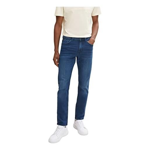 TOM TAILOR jeans, uomo, blu (mid stone wash denim 10281), 31w / 32l