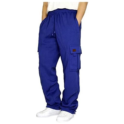 Pantalone tuta uomo Boxing con elastico in vita con tasche e logo