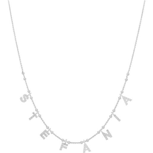 GioiaPura collana donna gioiello gioiapura nominum argento 925 nome stefania gyxcaz0016-36