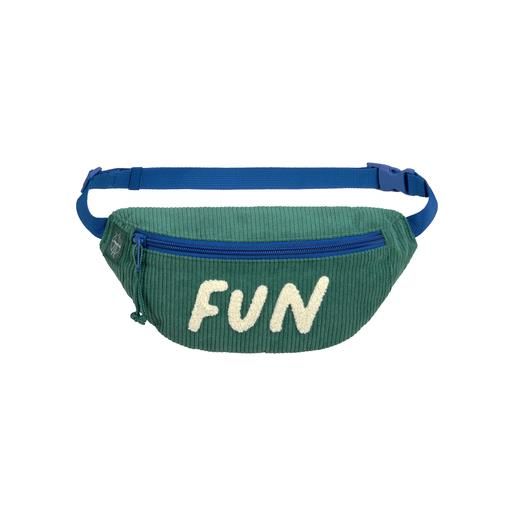 Lässig mini bum bag cord little gang - fun, verde