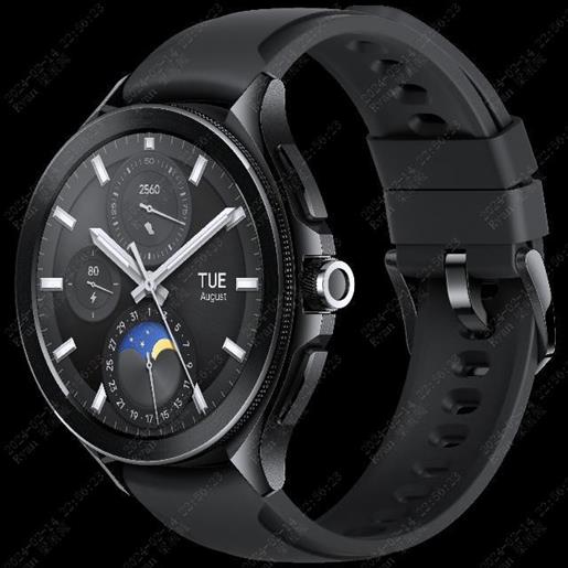 Xiaomi watch 2 pro bluetooth black case with black fluororubber strap