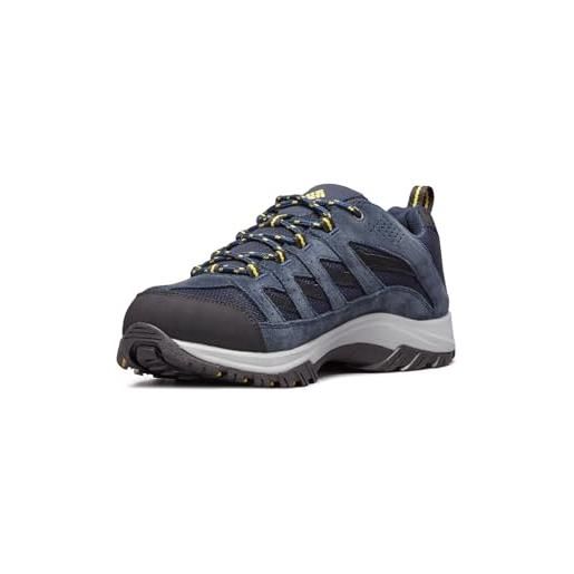Columbia crestwood, scarpe da passeggio uomo, blu (muschio antico della marina collegiata), 48 eu