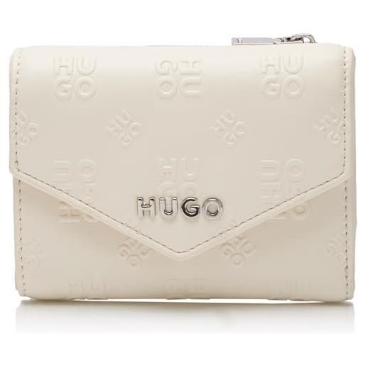 HUGO chris flap wallet-dm, portafoglio donna, open white110, taglia unica