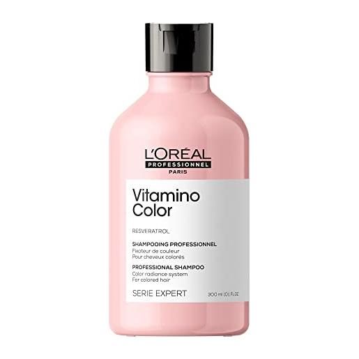 L'Oréal Professionnel Paris | shampoo professionale per capelli colorati vitamino color serie expert, formula anti-sbiadimento, 300 ml