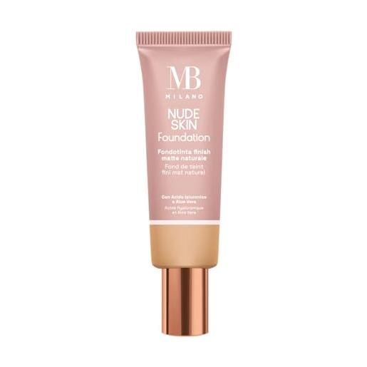 MB Milano - base colorata effetto naturale - nude skin foundation - sand 01 - finitura opaca